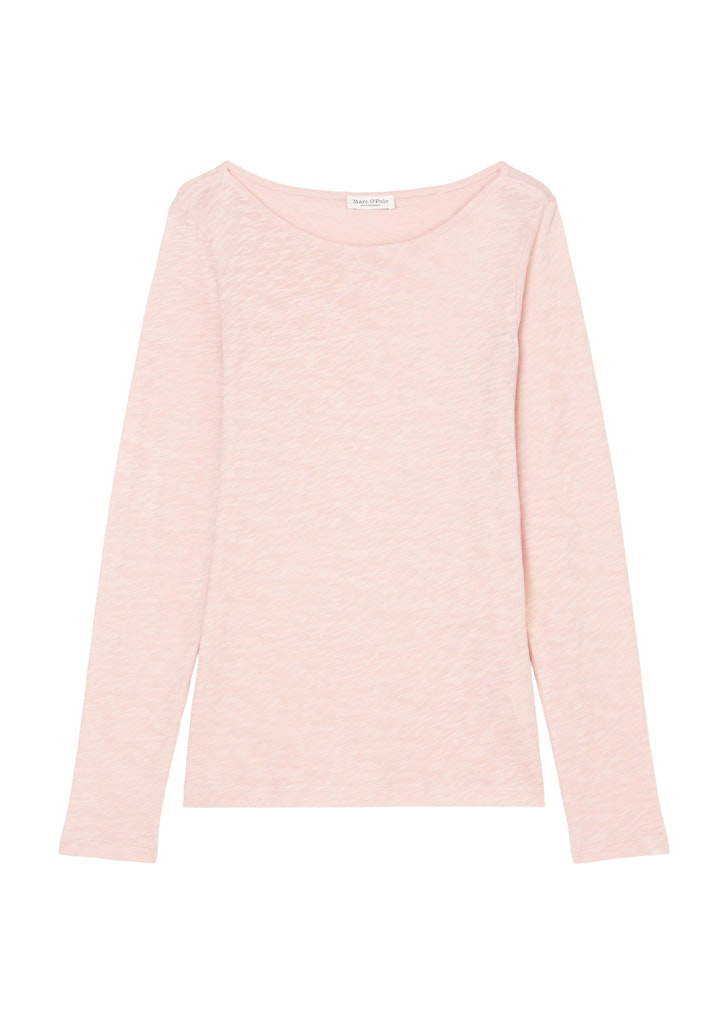 Síðerma bolur úr slub jersey