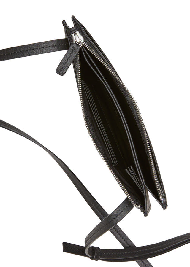 2 í einu veski úr leðri 