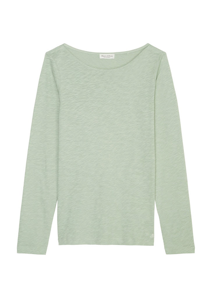 T-shirt, long sleeve, boat neck