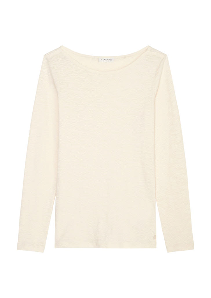 T-shirt, long sleeve, boat neck