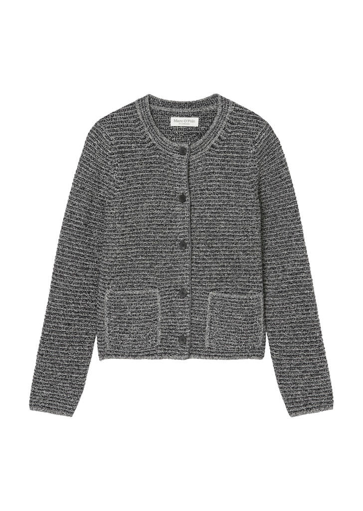 Cardigan, longsleeve, round neck
