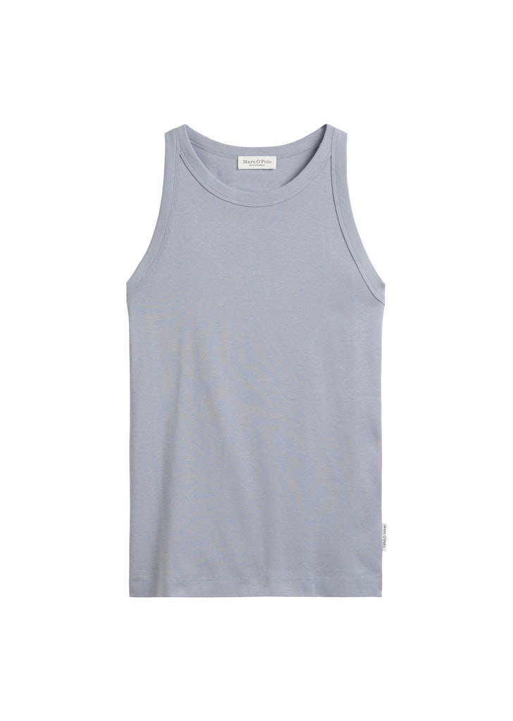 Hlýrabolur úr Lífrænu Bómullar Rib Jersey 