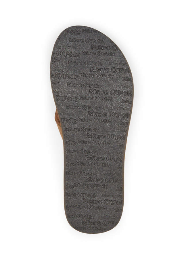 Sandalar með leðurbandi
