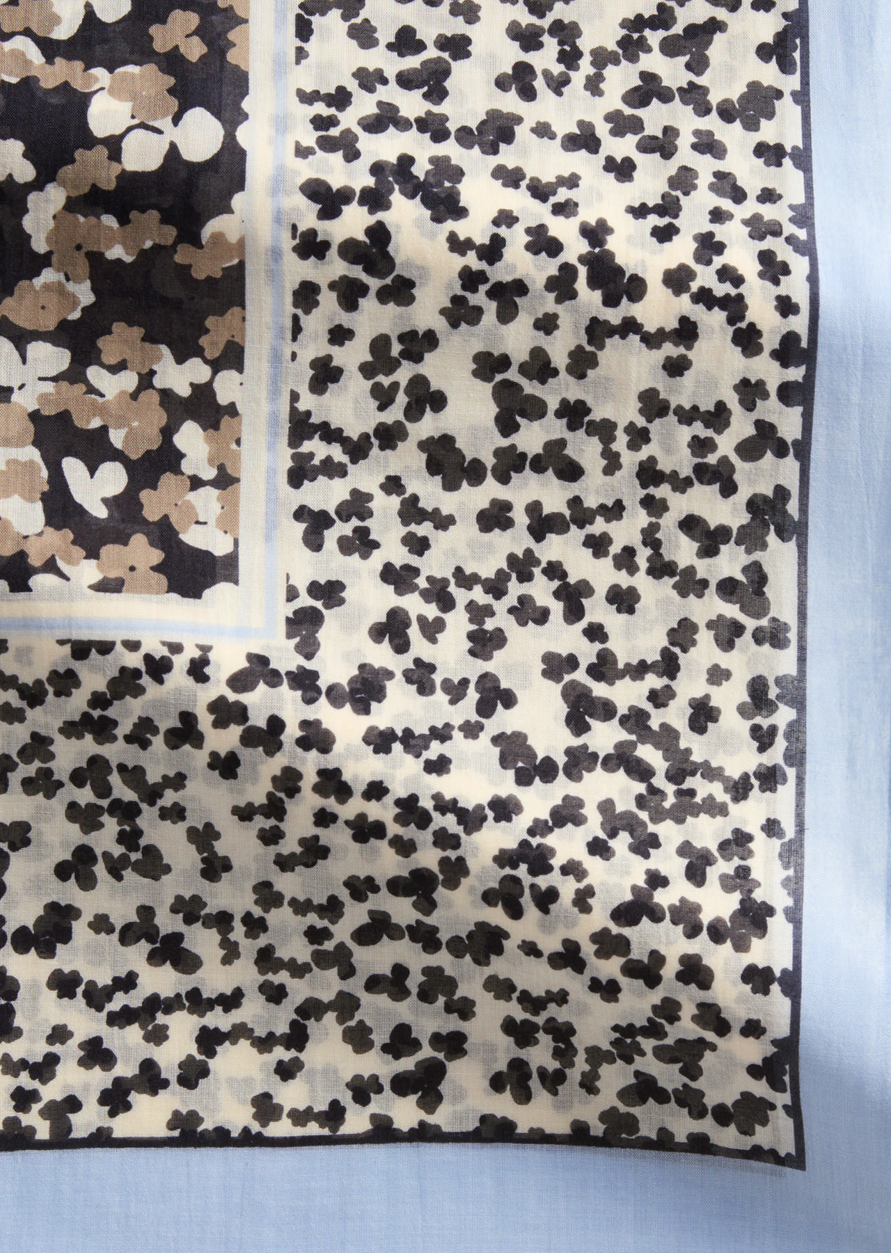 Klútur úr bómullar-modal blöndu, ýmis mynstur