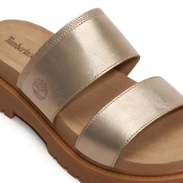 Clairemont Way SLIDE SANDAL GOLD METALLIC