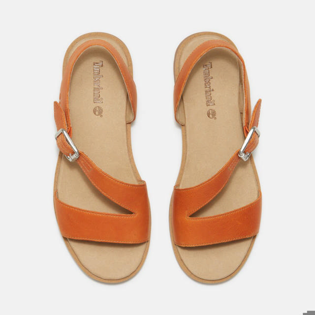 CALISTA BAY BACKSTRAP SANDAL RUST FULL GRAIN