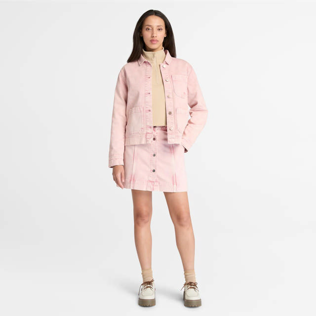 KEMPSHIRE CHORE JACKET PEACH PINK WASH