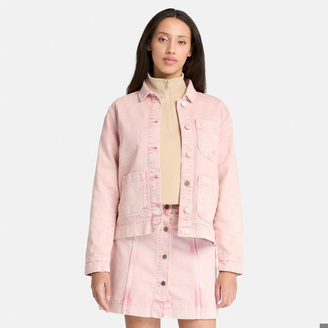KEMPSHIRE CHORE JACKET PEACH PINK WASH
