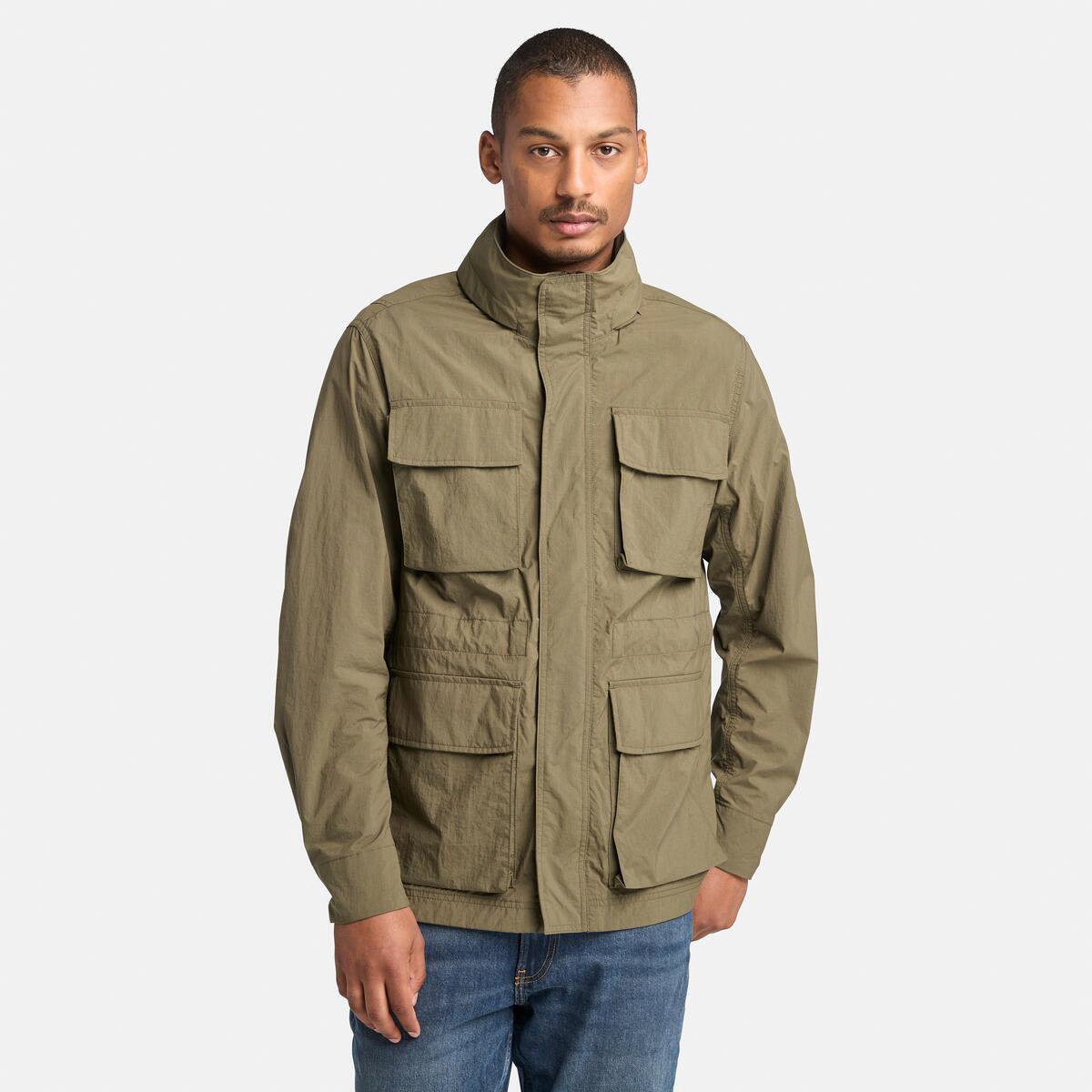 ABINGTON Durable Water Repellent Field Jacket LEAF GREEN