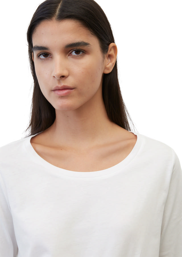 Bómullarbolur með síðum ermum