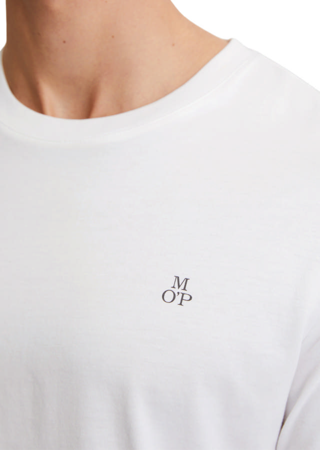 Sígildir stuttermabolir úr bómull með litlu lógói