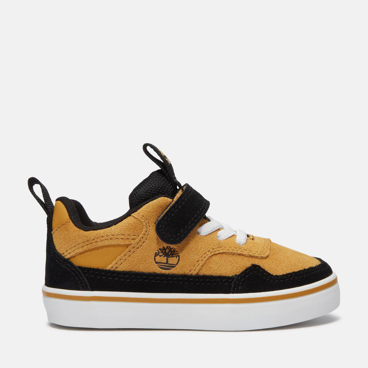 Stone Jump Leðurstrigaskór með Teygju og Frönskum Lás, St. 22-30