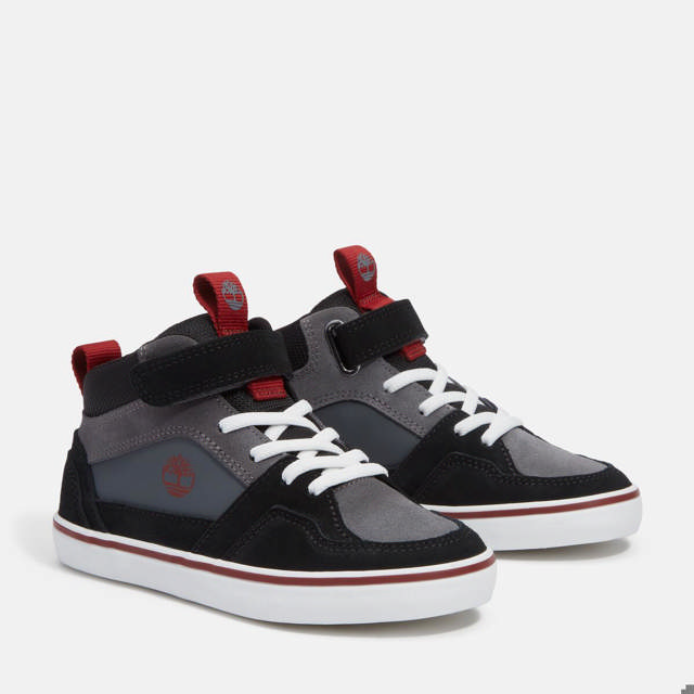 Stone Jump Leðurstrigaskór með Teygju og Frönskum Lás, St. 36-40