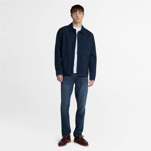 Dunstan River Stuttermabolur 100% Lífræn Bómull - Slim Fit