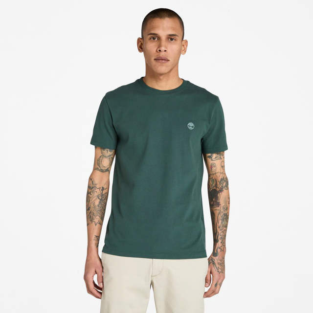 Dunstan River Stuttermabolur 100% Lífræn Bómull - Slim Fit