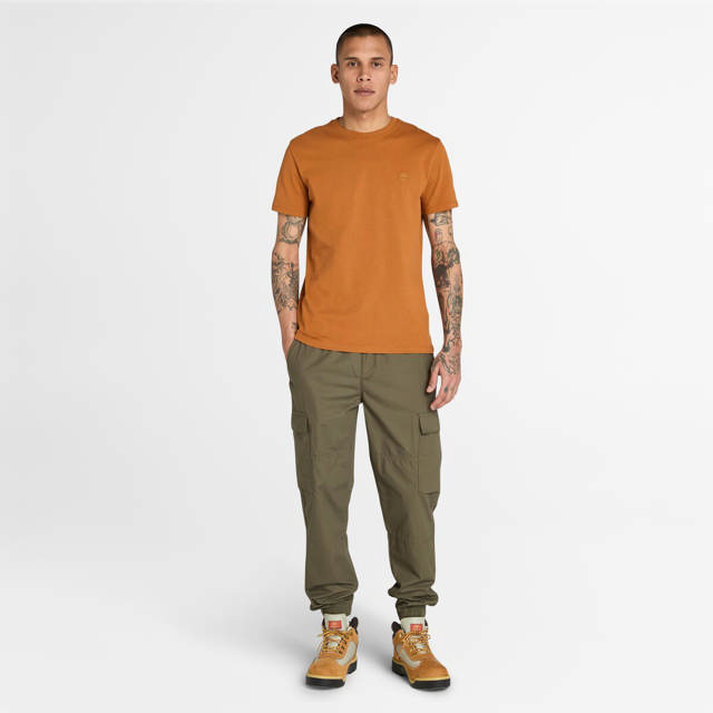 Dunstan River Stuttermabolur 100% Lífræn Bómull - Slim Fit