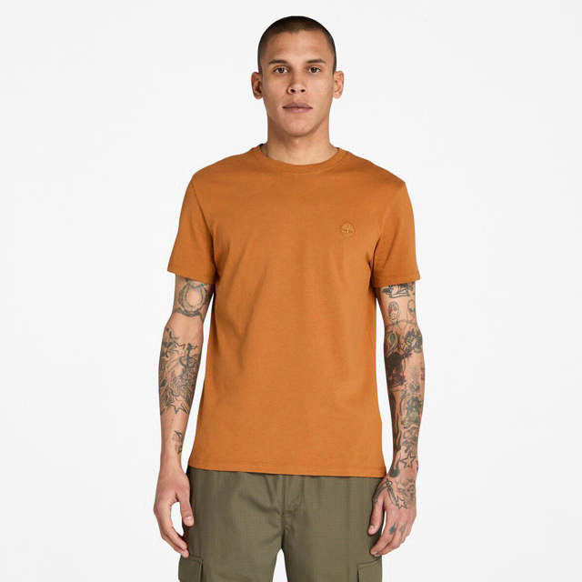 Dunstan River Stuttermabolur 100% Lífræn Bómull - Slim Fit