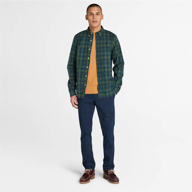 Dunstan River Stuttermabolur 100% Lífræn Bómull - Slim Fit