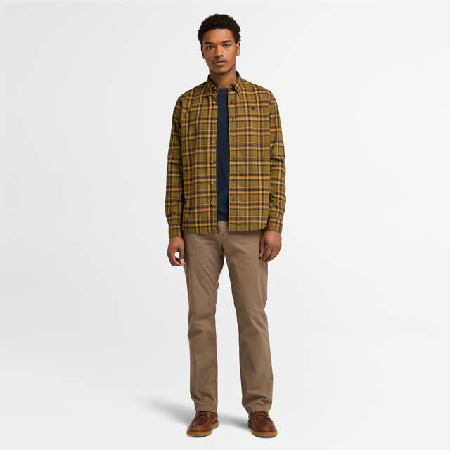 Dunstan River Stuttermabolur 100% Lífræn Bómull - Slim Fit