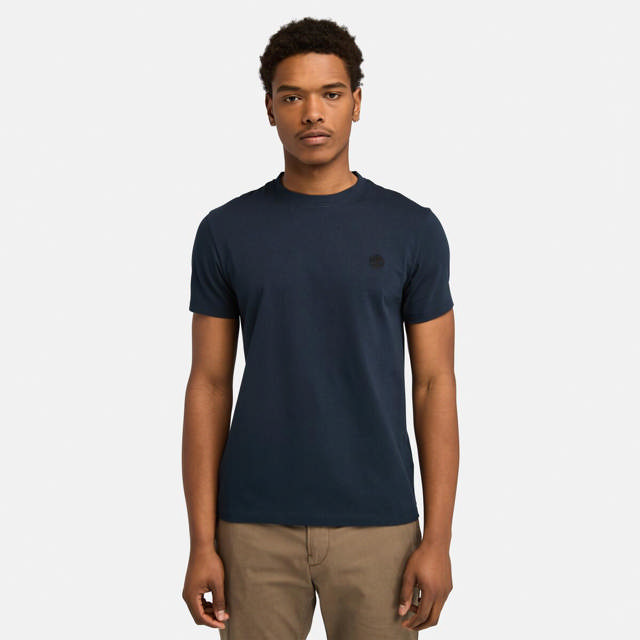 Dunstan River Stuttermabolur 100% Lífræn Bómull - Slim Fit