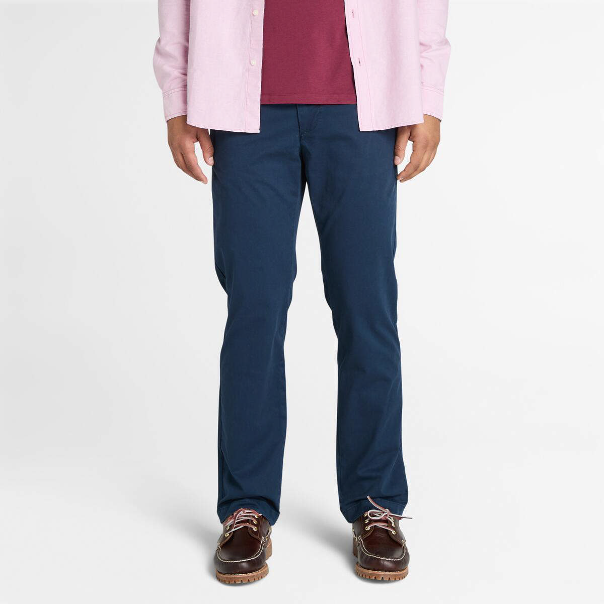 Claremont Twill Herrabuxur Beinar í Sniði (Straight Fit)