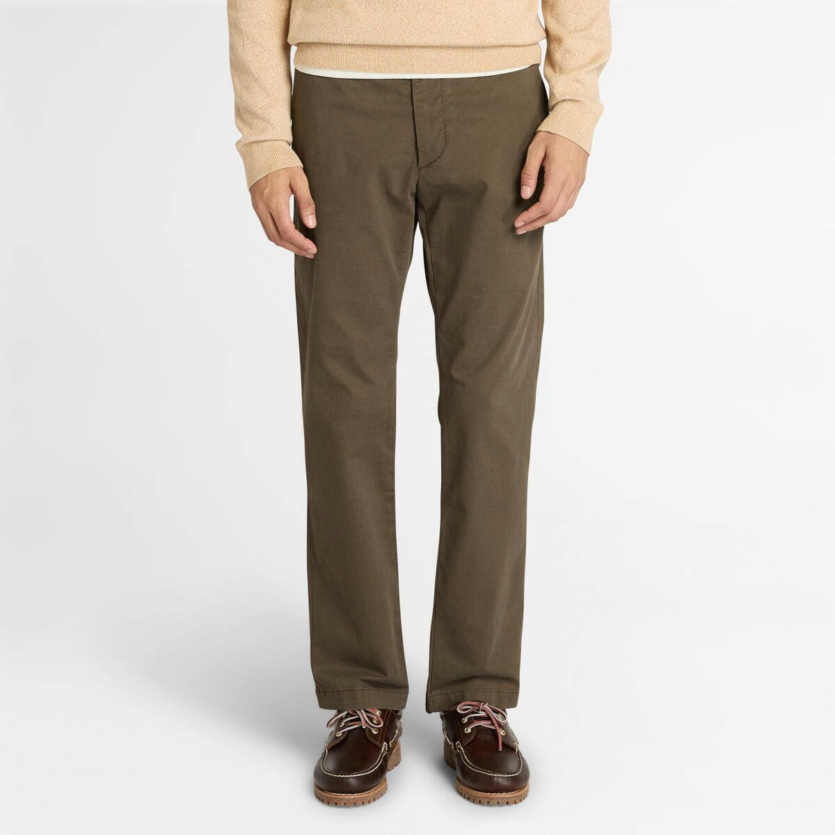 Claremont Twill Herrabuxur Beinar í Sniði (Straight Fit)