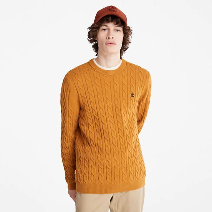 Phillips Brook Ullarpeysa með Kaðlamynstri