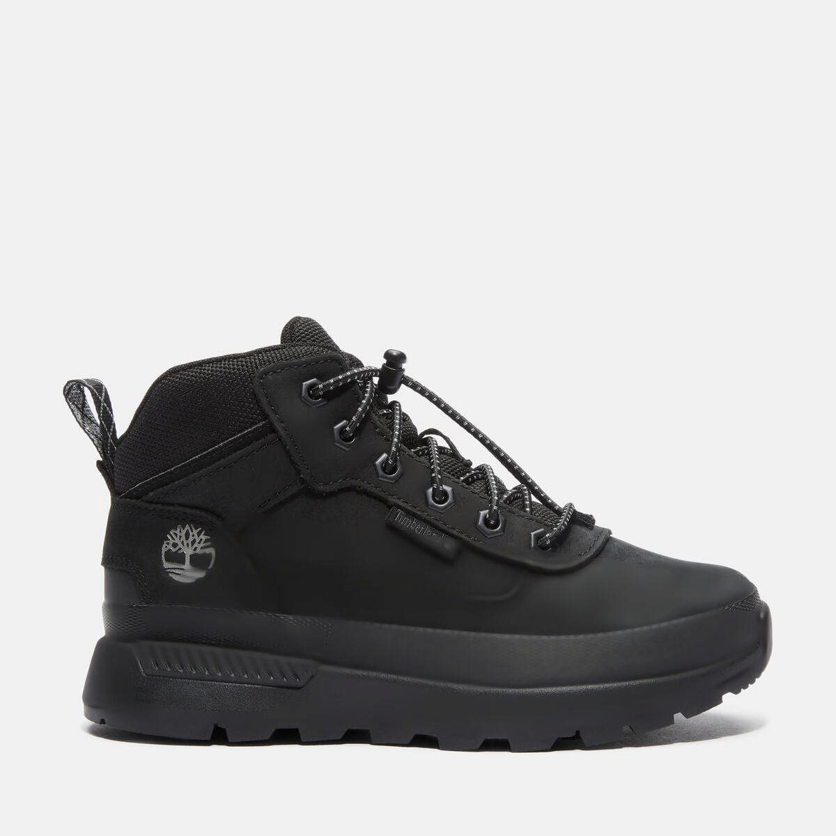Field Trekker Mid Leðurstrigaskór með Teygju, St. 31-35