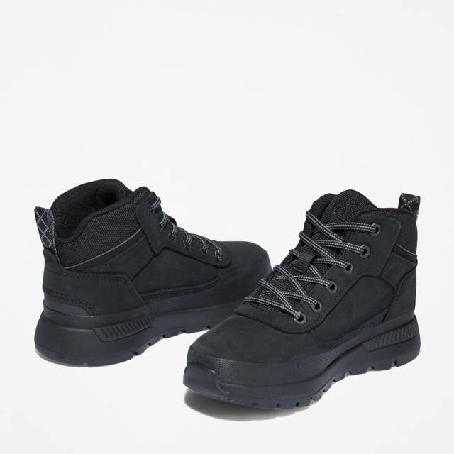 Field Trekker MID LACE UP SNEAKER JET BLACK