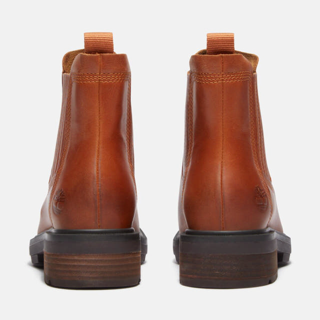 Brimfield MID CHELSEA BOOT MD BRN F GRAIN W DK BRN