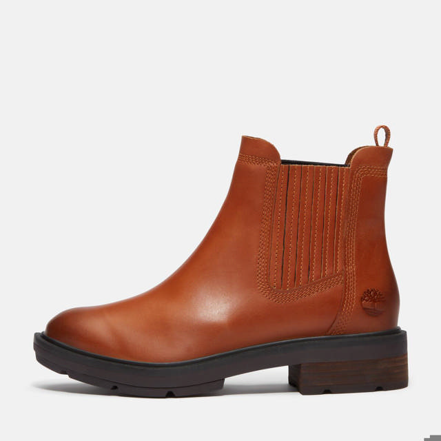 Brimfield MID CHELSEA BOOT MD BRN F GRAIN W DK BRN