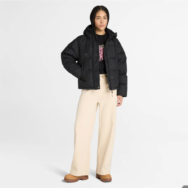 Puffer Úlpa með Endurunnum Dún