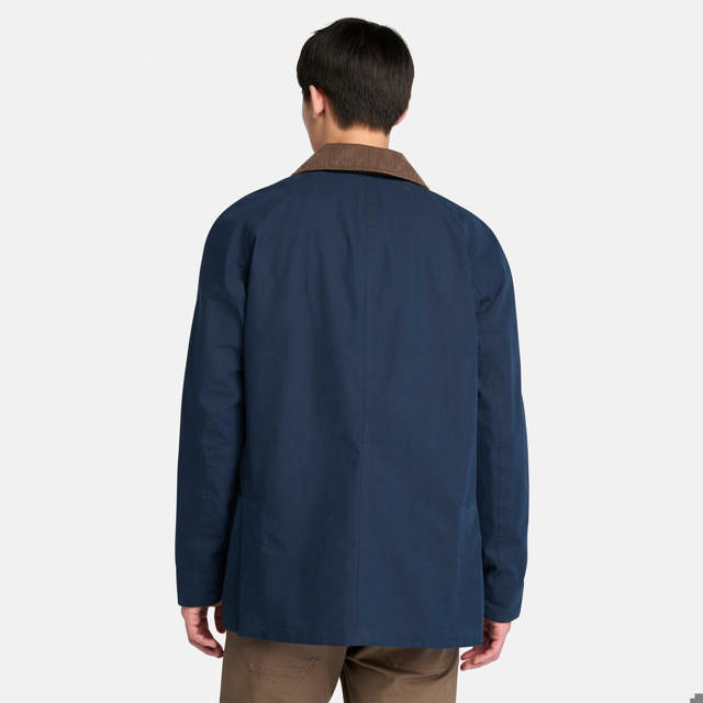 Wenham Barn Jakki Vatnsheldur með flauelskraga