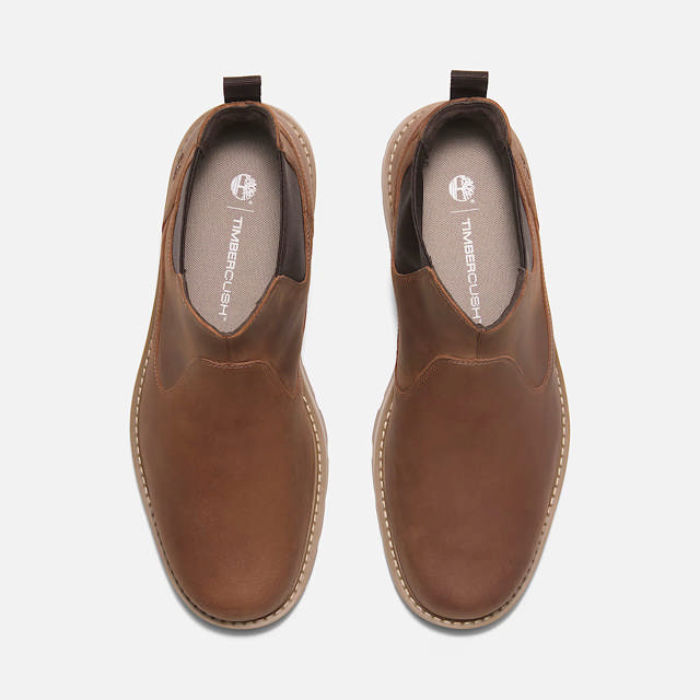 Britton Road Mid Herra Chelsea Leðurskór