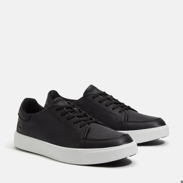 EMERSON STREET LOW LACE UP SNEAKER BLACK FULL GRAIN