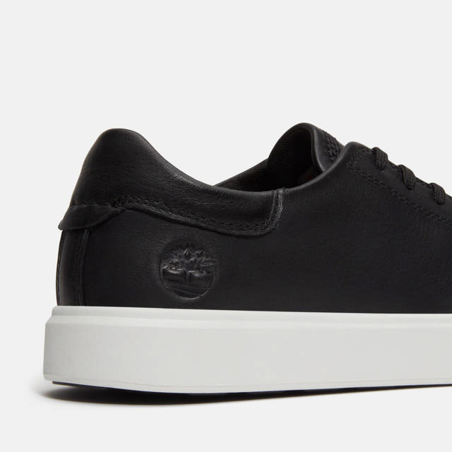 EMERSON STREET LOW LACE UP SNEAKER BLACK FULL GRAIN