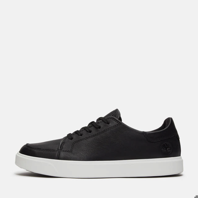 EMERSON STREET LOW LACE UP SNEAKER BLACK FULL GRAIN