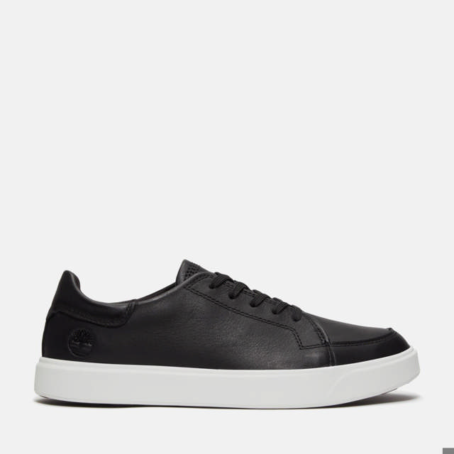 EMERSON STREET LOW LACE UP SNEAKER BLACK FULL GRAIN