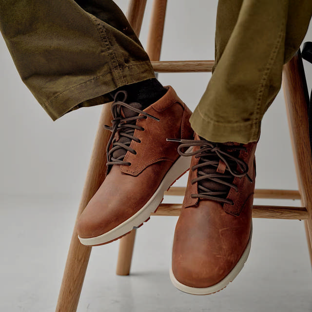 Parker Street Mid Herra Leðurskór