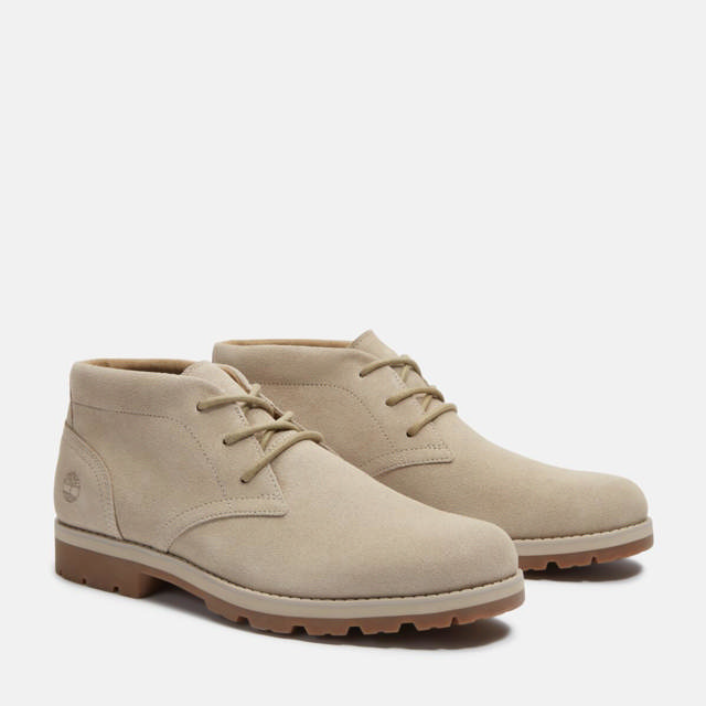 Britton Square MID LACE UP BOOT LIGHT BROWN SUEDE