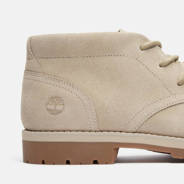 Britton Square MID LACE UP BOOT LIGHT BROWN SUEDE