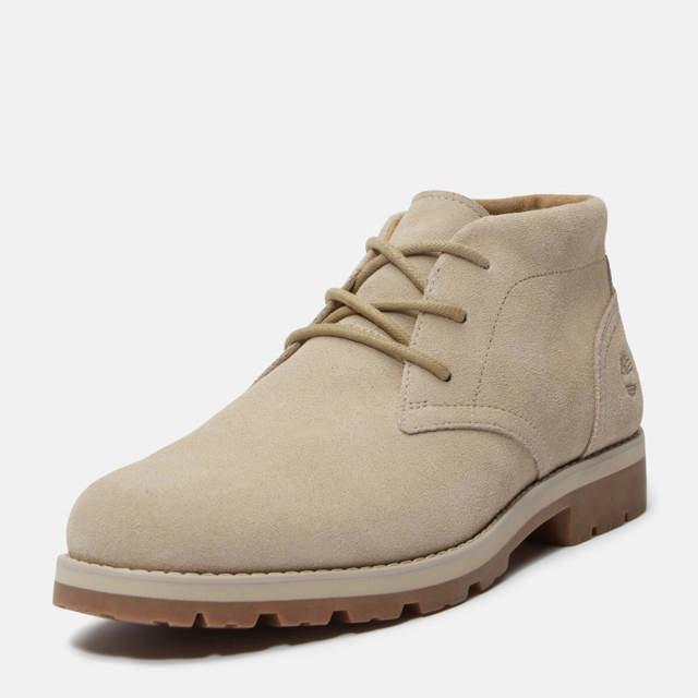 Britton Square MID LACE UP BOOT LIGHT BROWN SUEDE