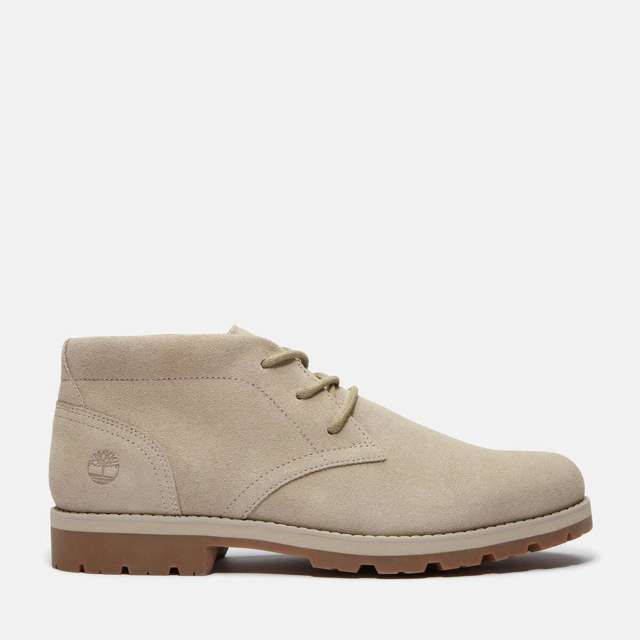 Britton Square MID LACE UP BOOT LIGHT BROWN SUEDE