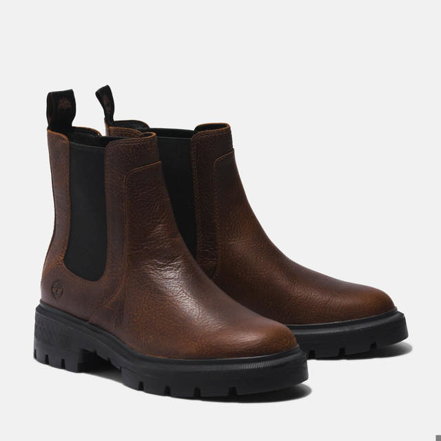 Cortina Valley MID CHELSEA BOOT DARK BROWN