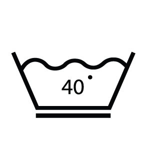 Hámarkshiti í þvotti 40, viðkvæmur þvottur