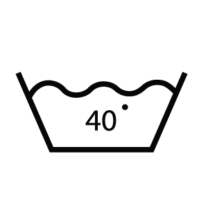 Hámarkshiti í þvotti 40